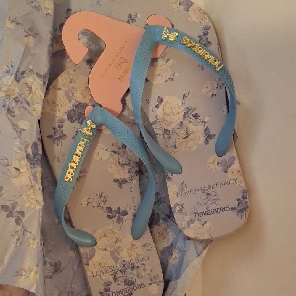 LoveShackFancy x Havaianas  Flip Flops NWT - Picture 7 of 7